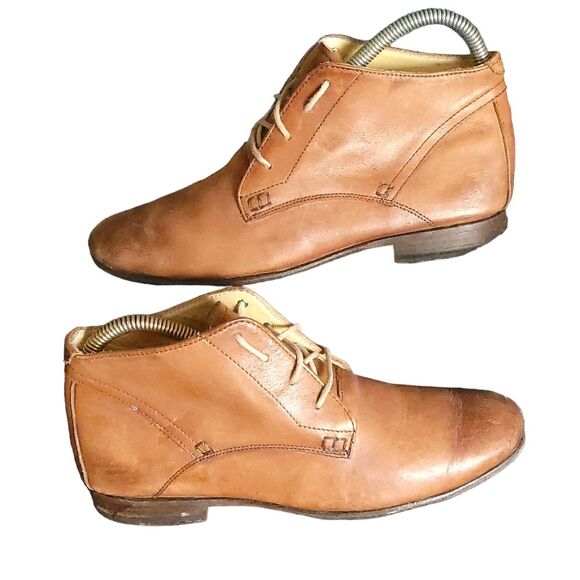 Sutro San Francisco Brown Leather Oxford Shoe Women’s Size 7 Chukka Boots - Picture 1 of 11